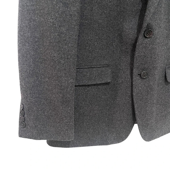 Lauren Ralph Lauren Men's Charcoal Gray Wool Silk Cashmere Blazer Jacket SZ 40R - Picture 4 of 8